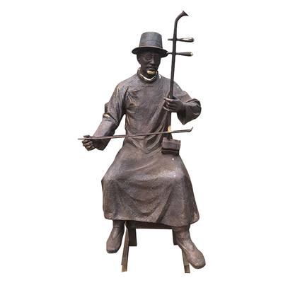 Tradizionale bronzeo delle statue del giardino dell'oggetto d'antiquariato del giardino 200cm di Gnee progettato