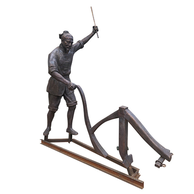 Tradizionale bronzeo delle statue del giardino dell'oggetto d'antiquariato del giardino 200cm di Gnee progettato