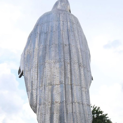 34 piedi di scultura all'aperto indipendente Mary Religious Statue Hand Crafted del metallo