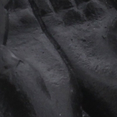 Scultura fusa nera del pugno di ferro dell'oggetto d'antiquariato creativo a 5,5 pollici messa per le decorazioni domestiche
