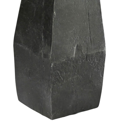 Altezza a 6 pollici del metallo dell'estratto della scultura del nero della scultura all'aperto nordica del ferro