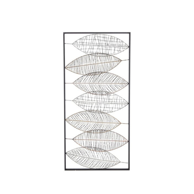 22x46 misura la decorazione in pollici d'annata della casa di Art Luxury 3D della parete della foglia del metallo