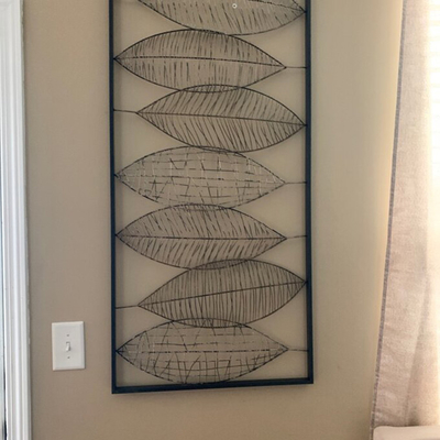 22x46 misura la decorazione in pollici d'annata della casa di Art Luxury 3D della parete della foglia del metallo