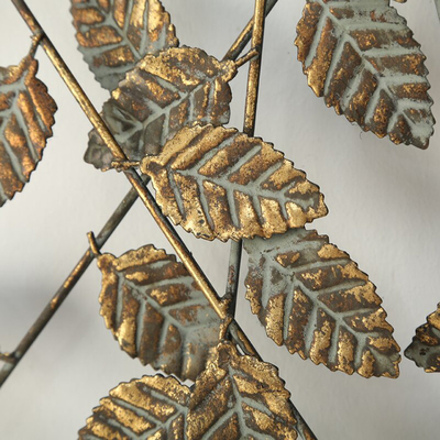 parete nordica Art Decor Metal Tree Wall Art For Home del metallo dell'oro di 125cm