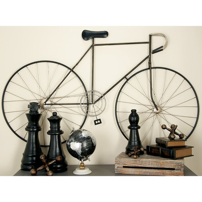 Parete a 59 pollici Art Decor Metal Bicycle Wall Art For Living Room del metallo del ferro