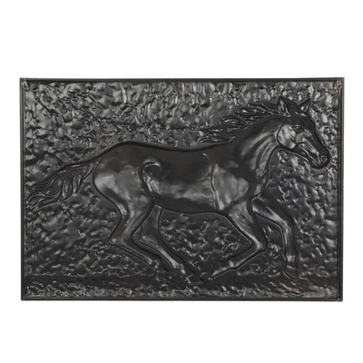 Decorazione interna a 38 pollici che esegue la parete Art Decor Embossed Panels del metallo dei cavalli