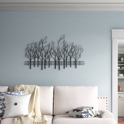 Decorazione europea a 28 pollici della parete del ramo di albero del metallo di stile personalizzabile per il salone