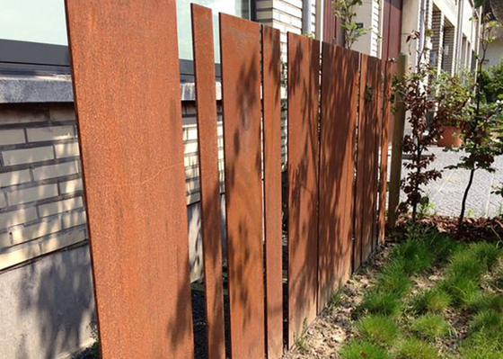 recinto d'acciaio Panel Exterior Design di Corten dell'alto giardino di 2m per residenziale
