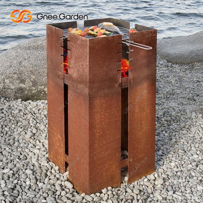 Griglie d'acciaio del BARBECUE di Corten: La tendenza relativa più recente alla cottura del cortile