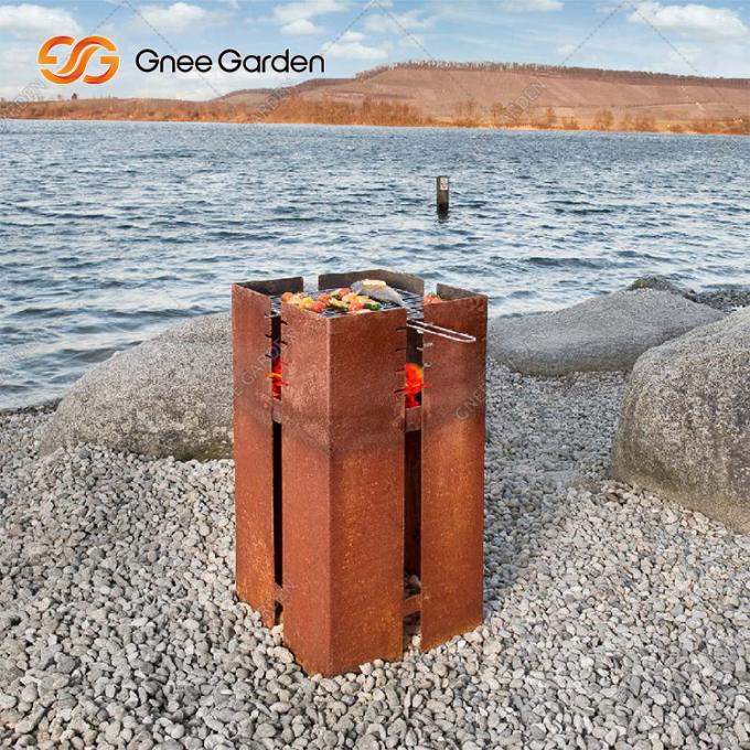 Griglie d'acciaio del BARBECUE di Corten: La tendenza relativa più recente alla cottura del cortile