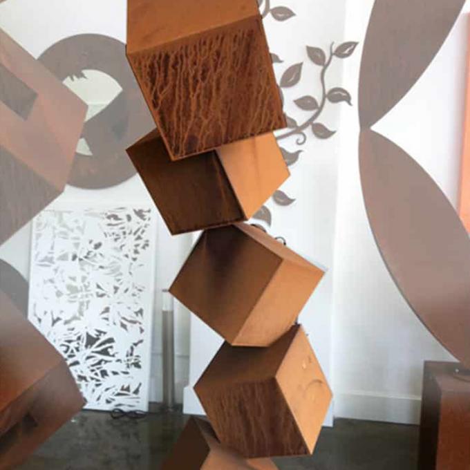 Grande scultura del metallo di Rusty Art Craft Corten Steel Garden di alta qualità