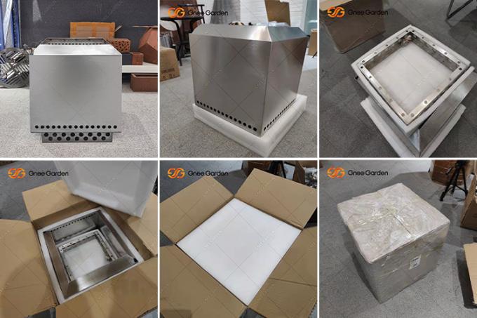 Nuovo legno di progettazione che brucia il pozzo che non dà fumo all'aperto del fuoco di acciaio inossidabile di Firepits